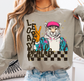 Grunge Jacket Mascot DTF Transfer