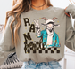 Grunge Jacket Mascot DTF Transfer