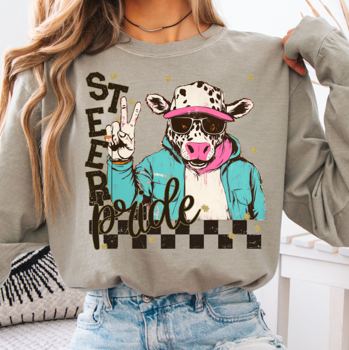 Grunge Jacket Mascot DTF Transfer