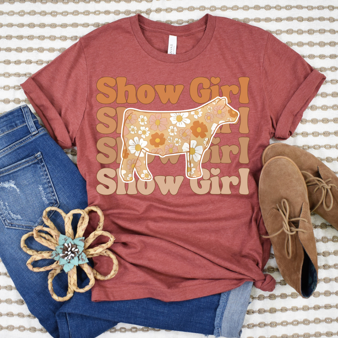 Show Girl Cow DTF