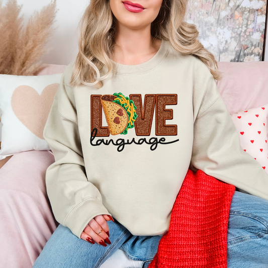 Taco Love Language DTF Transfer