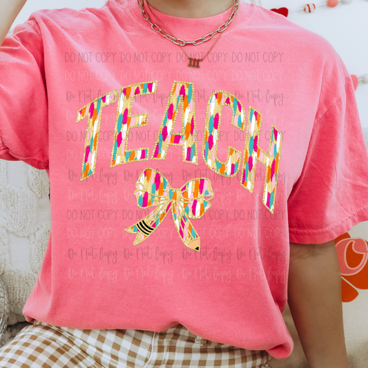 Teach Bright Brush DTF Transfer