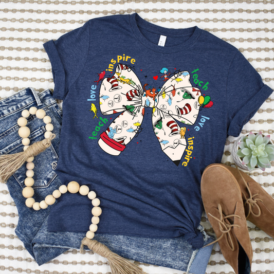 Teach Love Inspire Bow