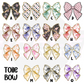 Toile Bows DTF Transfer