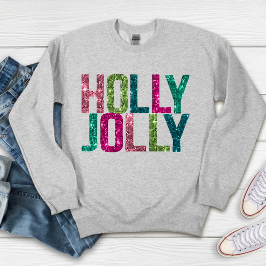 Holly Jolly Glitter DTF