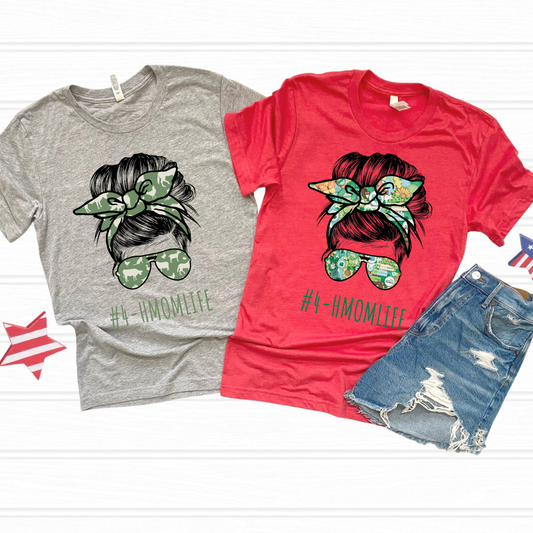 #4H Mom Life Messy Bun