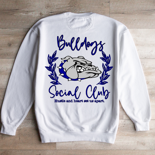 Blue Bulldogs Social Club DTF Transfer