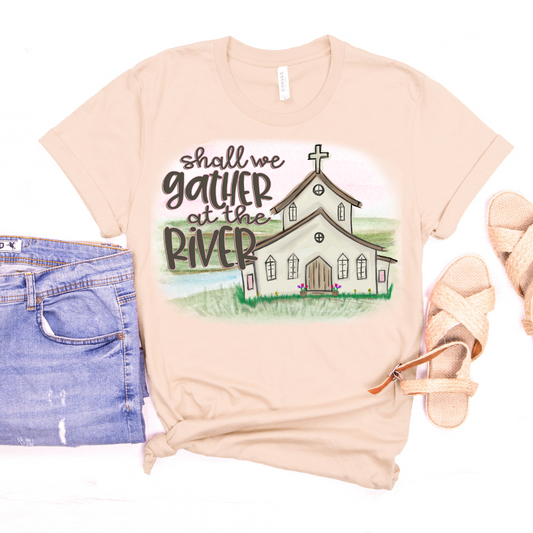 Shall We Gather At The River DTF Transfer