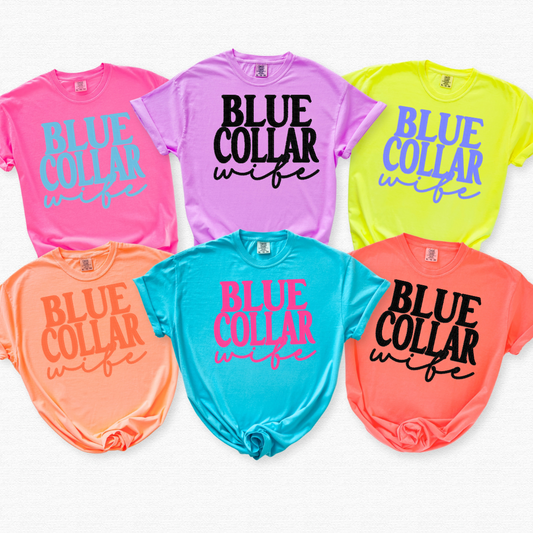 Blue Collar Wife DTF Transfer