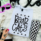 *Black & White Stars Mascot Custom DTF Transfer