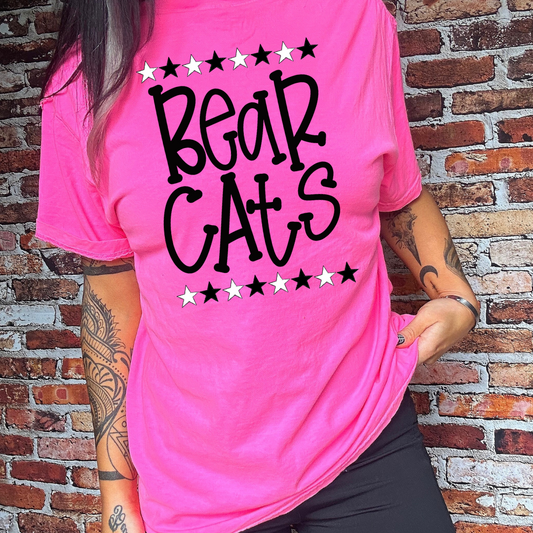 *Black & White Stars Mascot Custom DTF Transfer