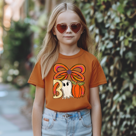 Boo Neon Bow DTF Transfer