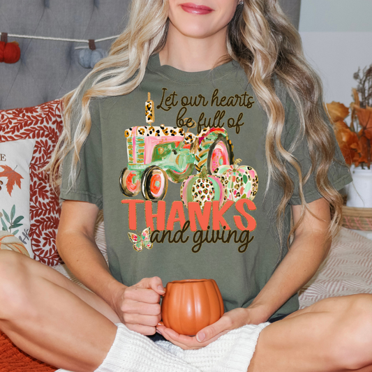 Full Of Thanks and Giving DTF Transfer