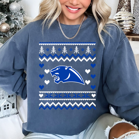 *Custom Mascot Ugly Winter Sweater DTF Transfer