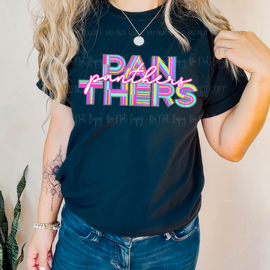 *Custom 90's Neon Vibe Mascot