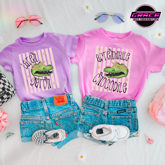 Gator Starry Eyed DTF Transfer