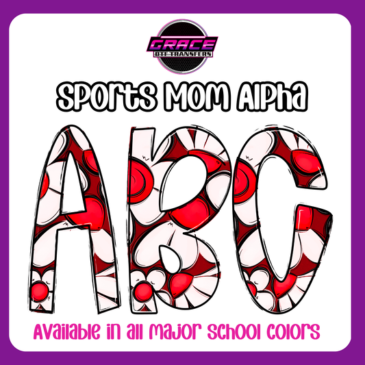 Sports Mom Alpha DTF Transfer