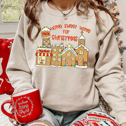 Gingerbread Home for Christmas DTF Transfer