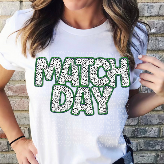 Match Day Green DTF