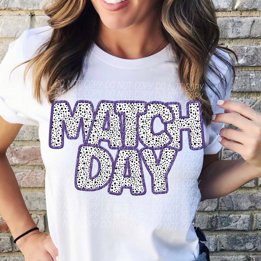 Match Day Purple DTF