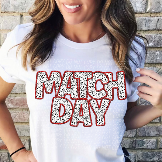 Match Day Red DTF