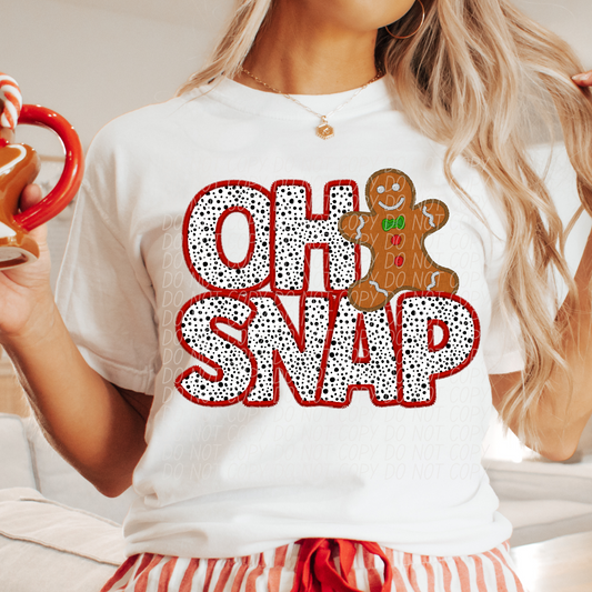 Oh Snap Red DTF