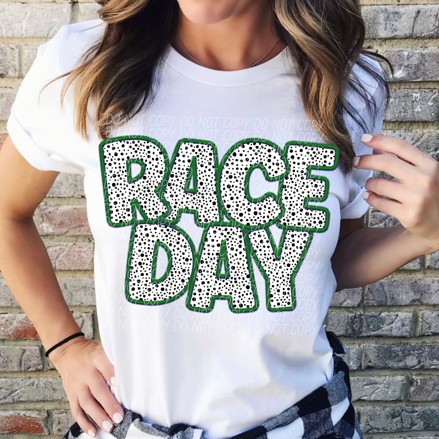 Race Day Green DTF