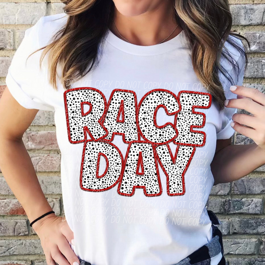 Race Day Red DTF