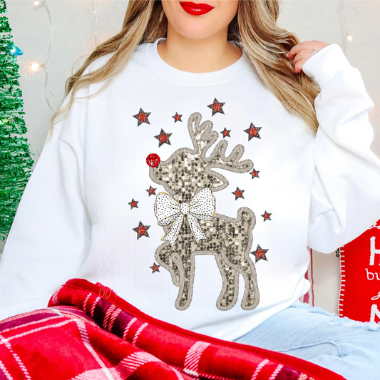 Reindeer Bow (2) DTF