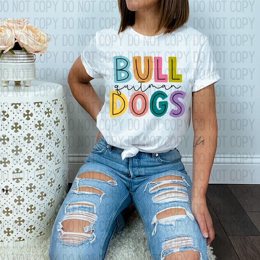 Pastel Bulldogs DTF