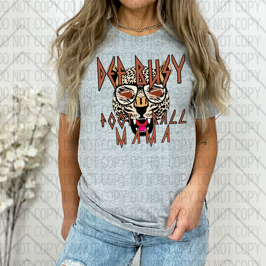 Def Busy Football Mama Brown DTF